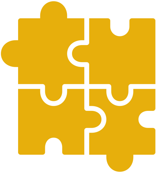 Icon of puzzle pieces